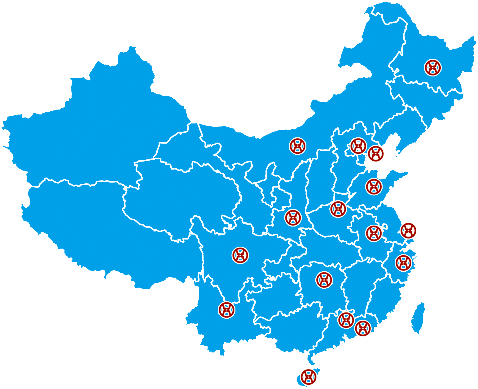 公司分布图